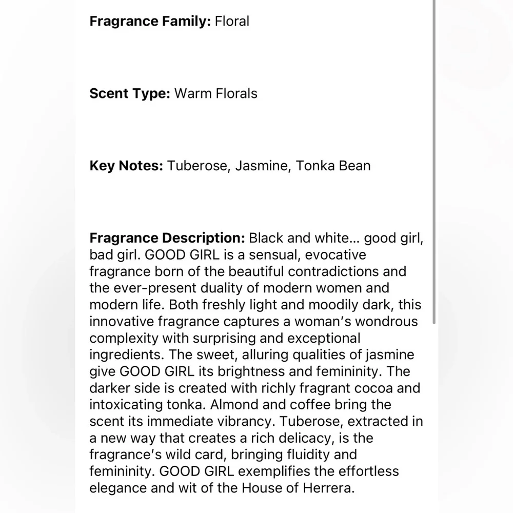 CAROLINA HERRERA Good Girl EDP Vial Spray Sample 1.5 mL - Picture 8 of 9